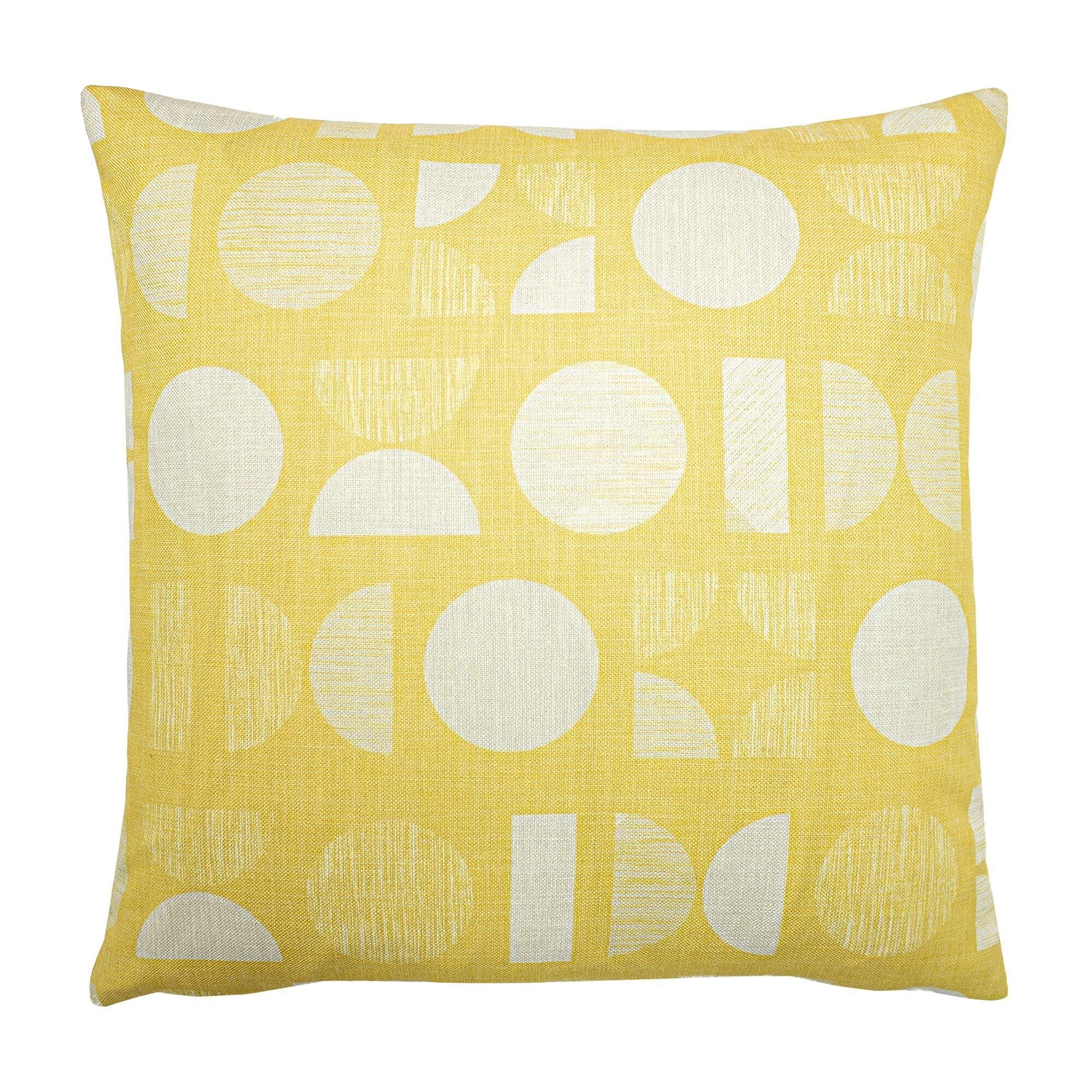 furn. Malmo Cushion Cover, Yellow, 43 x 43cm