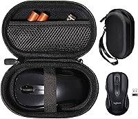 Vista 1 de CaseSack Funda para mouse Logitech M510 Wireless Computer, también para Logitech G305 G PROG PRO X Superlight Wireless Gaming Mouse (negro)