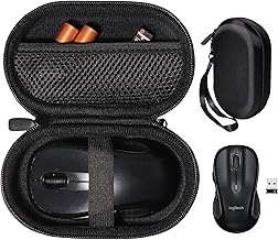 CaseSack Mouse Case for Logitech M510 Wireless Computer Mouse, Also for Logitech G305 /G PRO/G PRO X Superlight Wireless Gaming Mouse (Black)