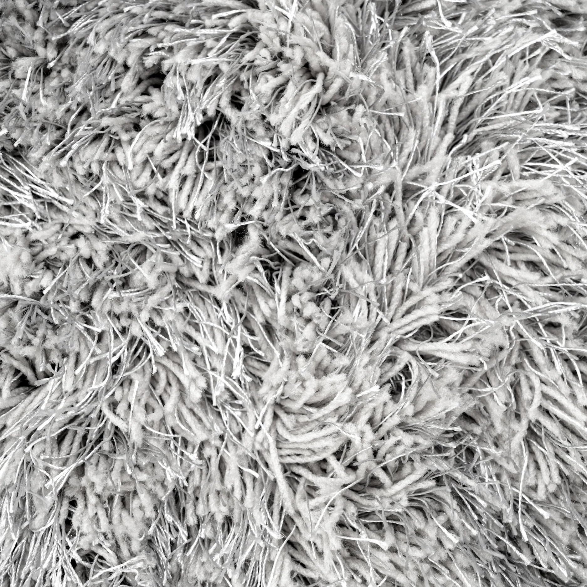 Dywan shaggy 140 x 100 cm jasnoszary Cascade - miękkie długie włosie - do salonu, sypialni i pokoju dziecięcego