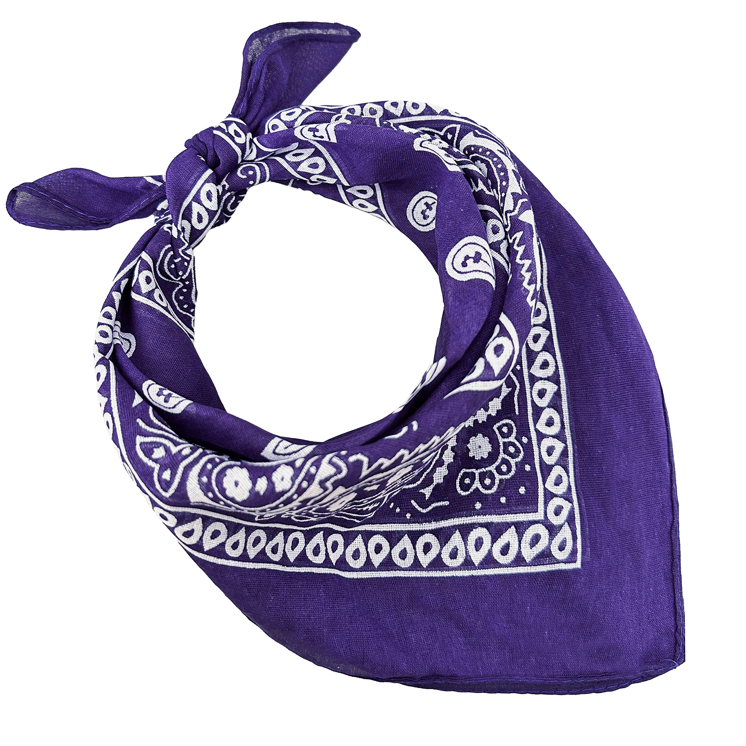 JOPHY & CO. 100% algodón BANDANA SET 3/5/10 para Mujeres Hombres Niños Unisex Único y/o Paisley Pattern COD. A644 — view 12