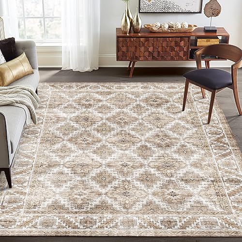 Miniatura 3 de ReaLife - Alfombra lavable a máquina para sala de estar, dormitorio, baño, cocina, entrada y oficina, acolchada de pelo bajo, resistente a las