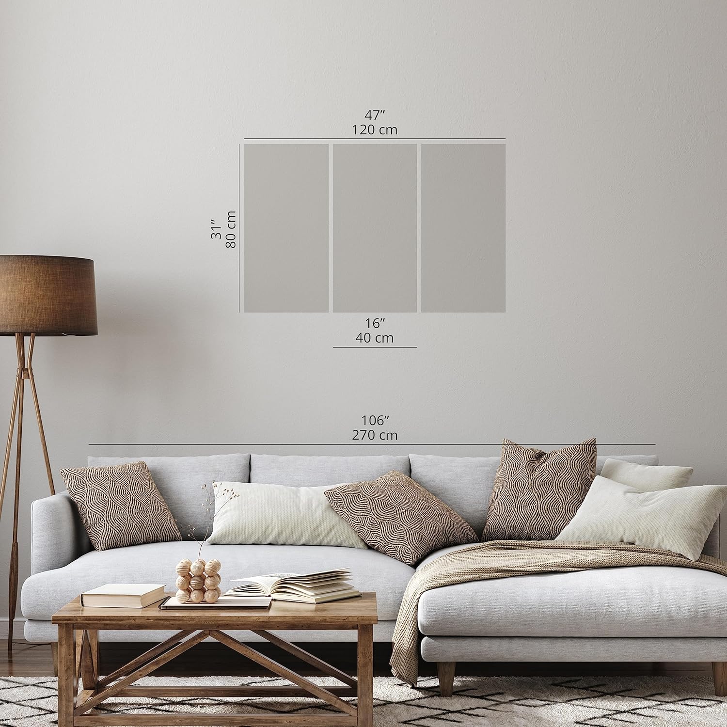 artgeist Acoustic Canvas Wall Art Flower 47x31 in - 3pcs Picture with Acoustic Foam Sound Print Artwork Room Acoustics Soundproofing Peony Nature Perfume Bottle rosa White Abstract b-C-0810-b-e