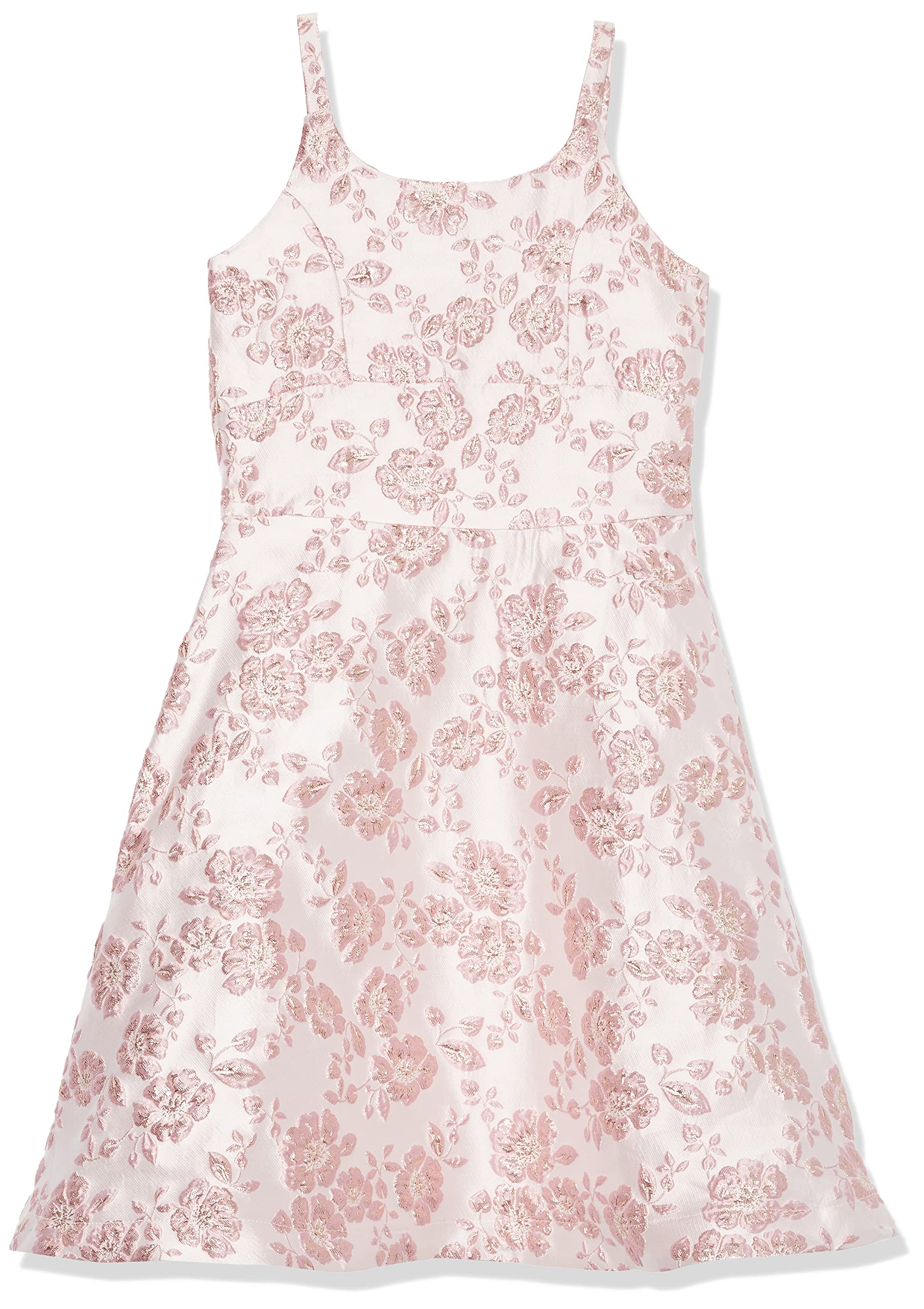 Speechless Girls' Sleeveless Jacquard Party Dress