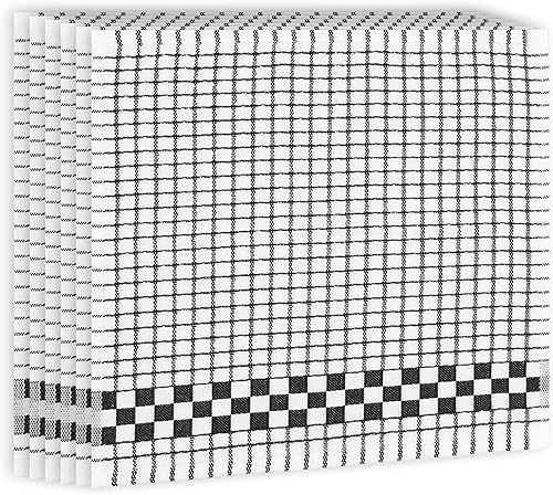 Fecido - Paños de cocina clásicos con tejido de rizo de algodón en color oscuro