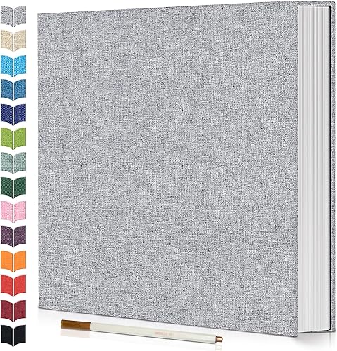 Artfeel Álbum de fotos autoadhesivo, 40 páginas, libro de fotos grande para fotos de 4 x 6, 5 x 7, 8 x 10 pulgadas, álbum de bricolaje para bebés,