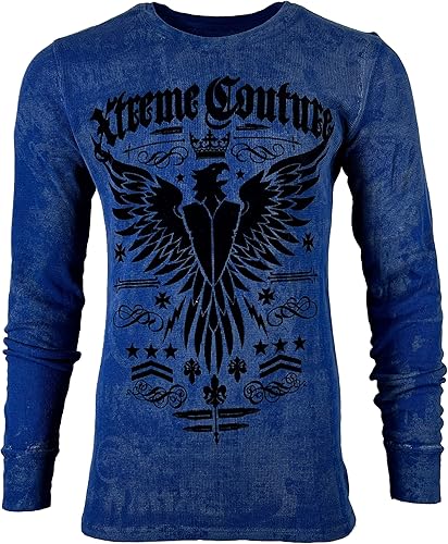 Xtreme Couture by Affliction Camiseta térmica para hombre Intensity
