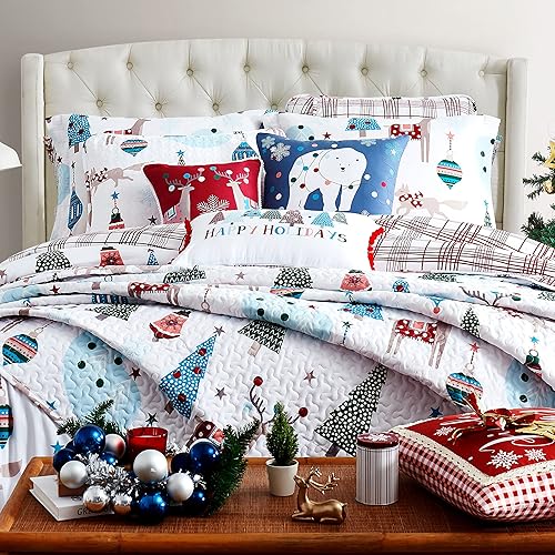 Miniatura 9 de Southshore Fine Living, Inc. Winter Wonderland - Juego de ropa de cama suave de 6 piezas con almohadas y fundas de almohada, tamaño matrimonialqueen