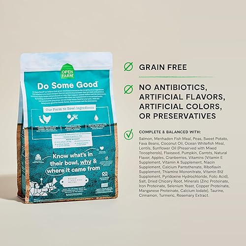 Miniatura 8 de Open Farm - Alimento seco para perros sin granos de carne de res alimentada con pasto, criada por humanos con superalimentos sin OMG, sin sabores