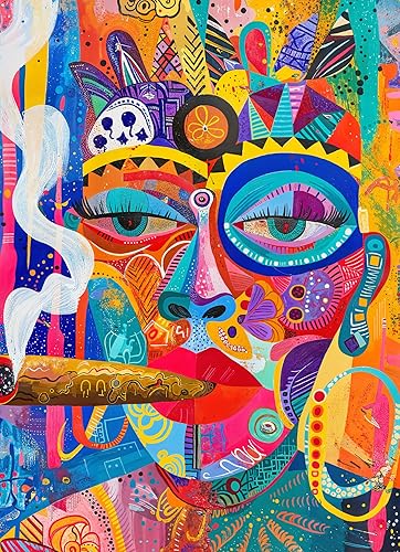 Miniatura 8 de Lucky Puzzles - Petal Whispers: A Geisha's Harmony - Rompecabezas de 1000 piezas para adultos | Elegante rompecabezas de kimono | Impresionante obra