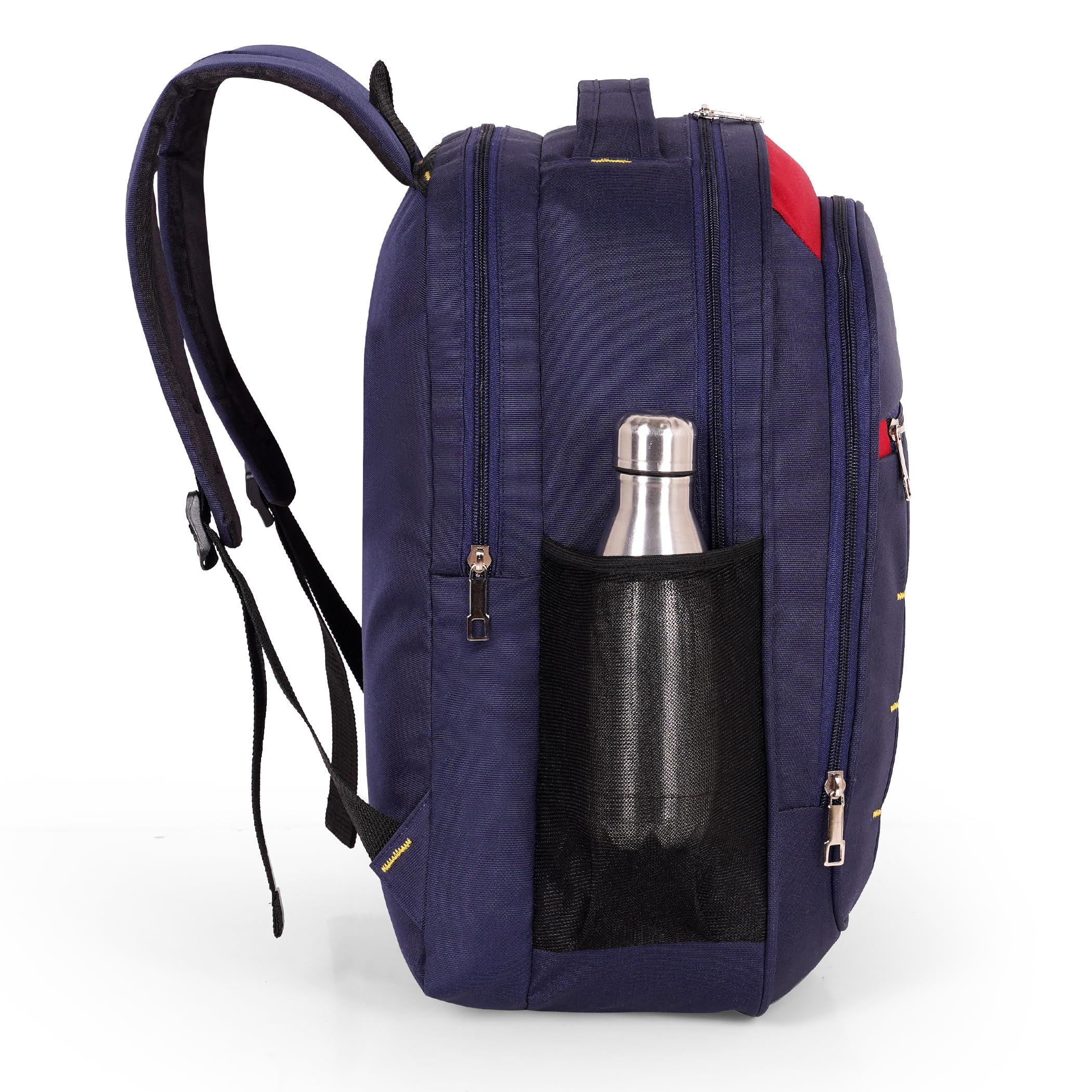 W Fashion Classic Blue Daily Use Backpack 40 Liter multi compartment lightweight waterptoof laptop backpack school college office tour & travels 3