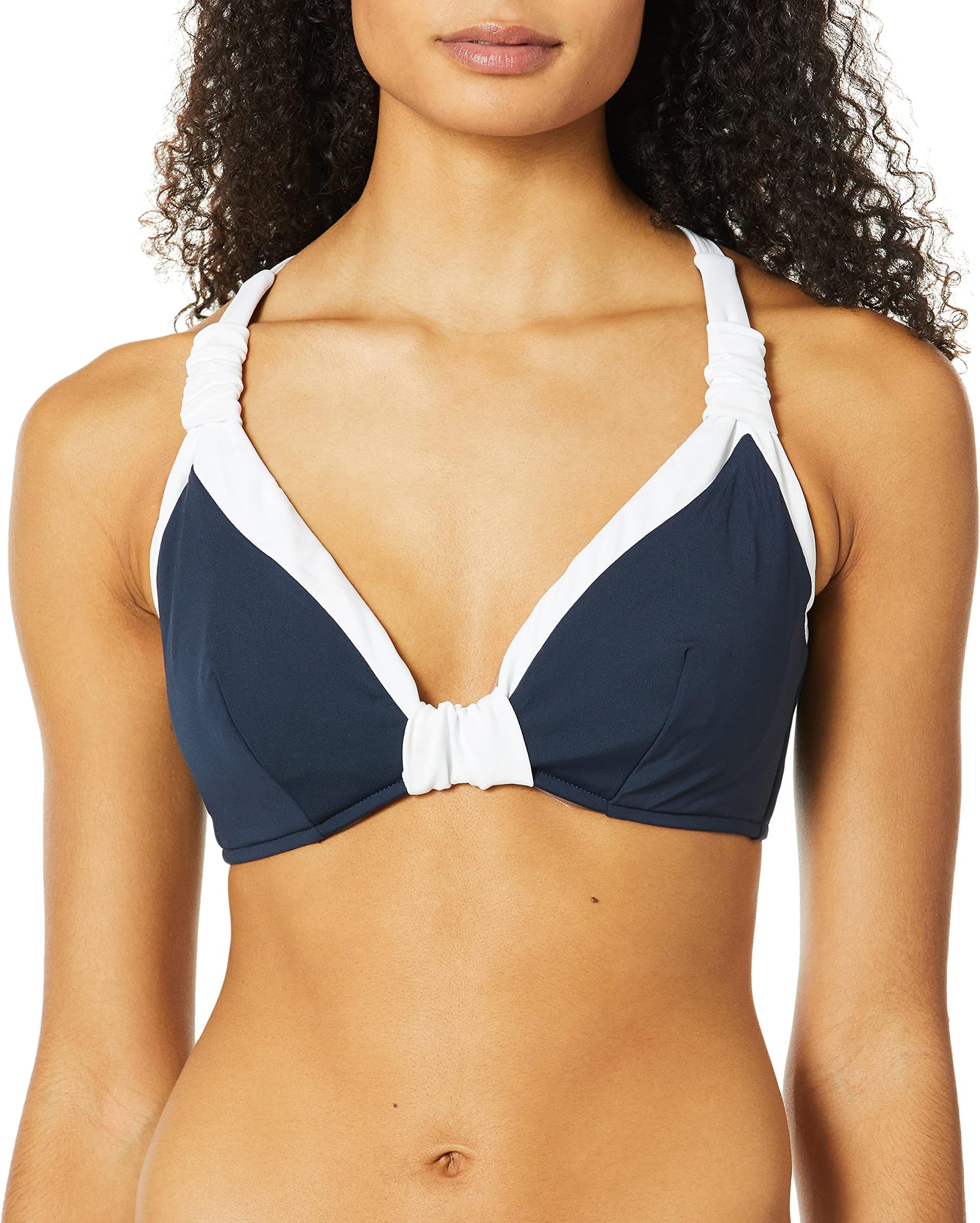 Seafolly Women's Block Party F Cup Halter Bikini Top Swimsuit