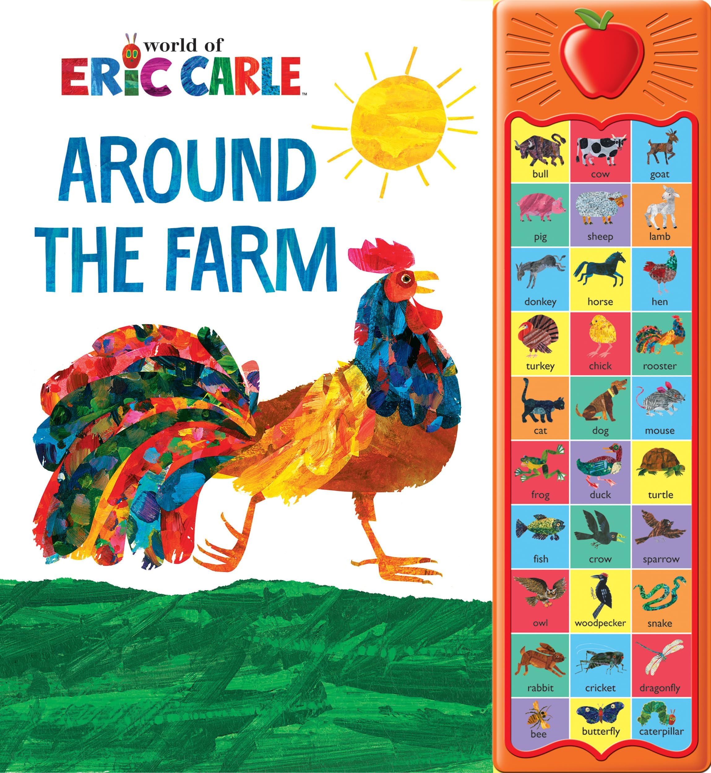 World of Eric Carle, Around the Farm 30-Button Sound Book - Anglicized Version