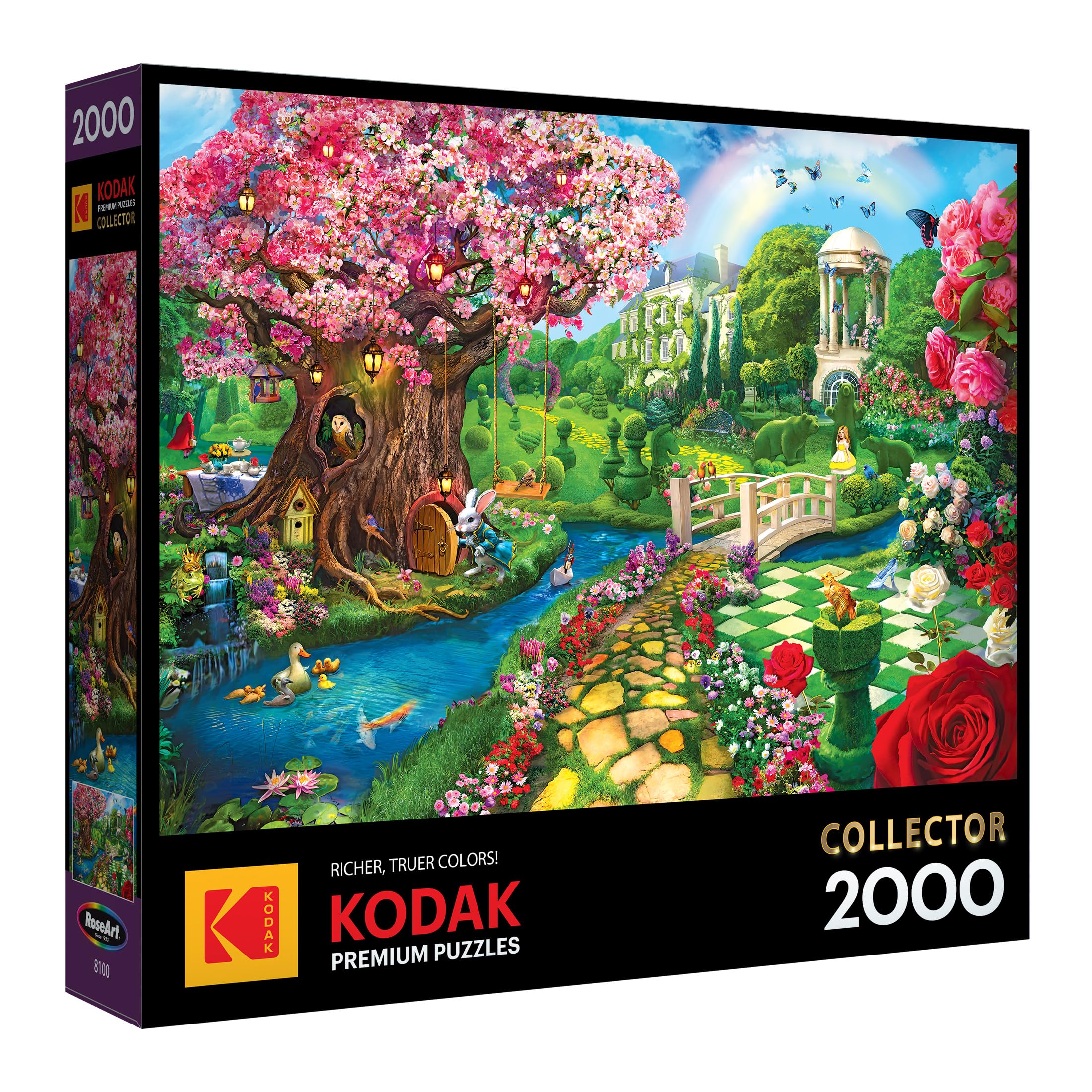 Amazon.com: RoseArt - Kodak Premium - Spring Garden 2000 Piece