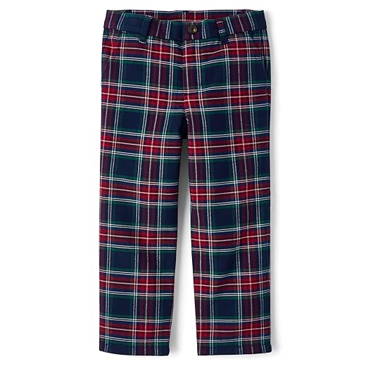 Gymboree Calças sociais para meninos e crianças pequenas