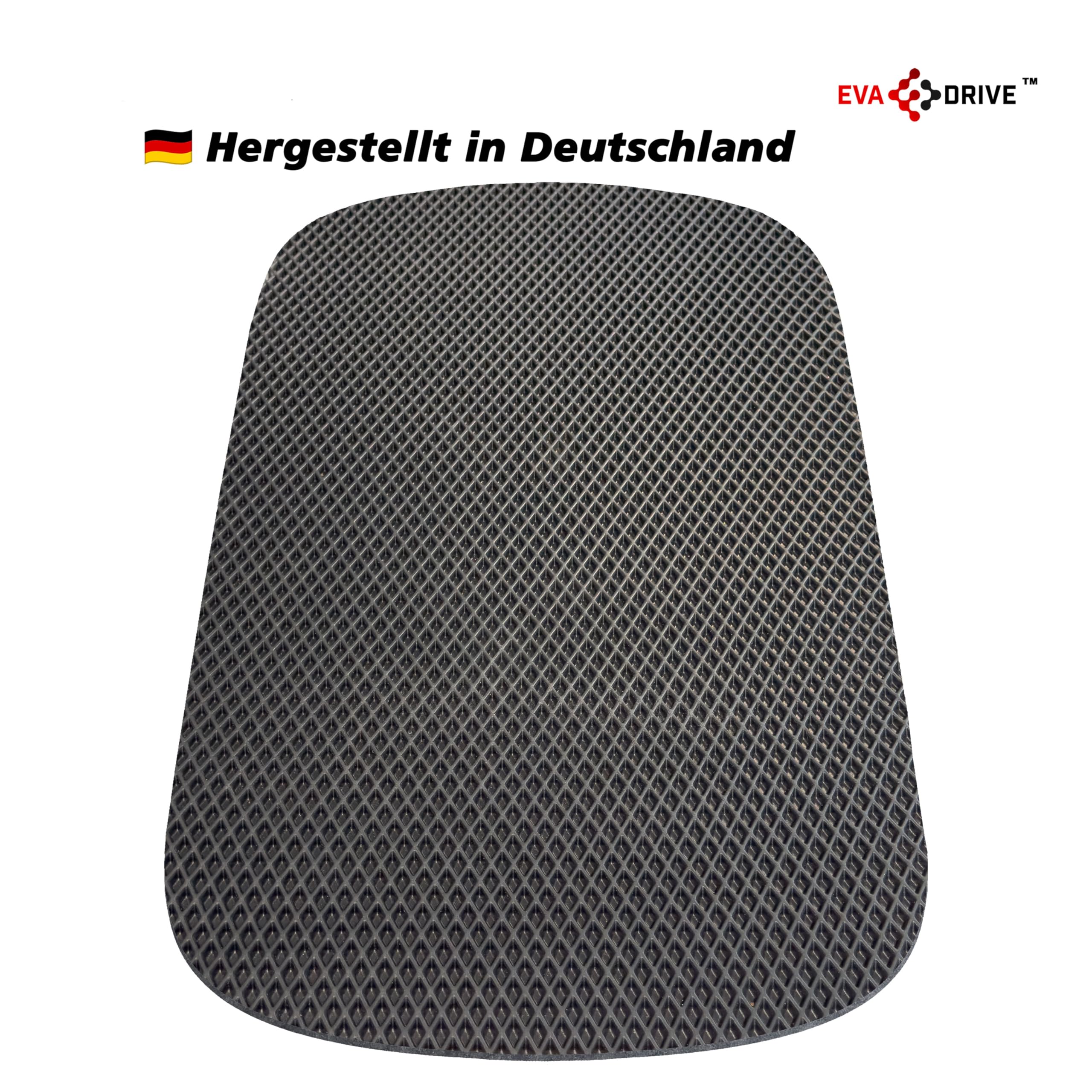 Premium Schutzmatte für Winora F.U.B. 2W | Passgenaue Fußmatte | Rutschfester Bodenmatte Teppich | Lastenrad Zubehör | Pflegeleicht & Umweltfreundlich | ohne Einfassung | Schwarz