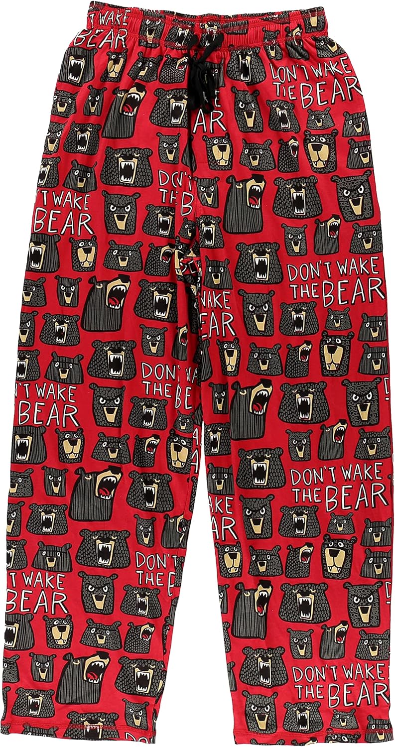 Lazy One Bear & Bigfoot Pajama Pants For Men, Men's Separate Bottoms, Lounge Pants, Funny, Humorous - Image 4