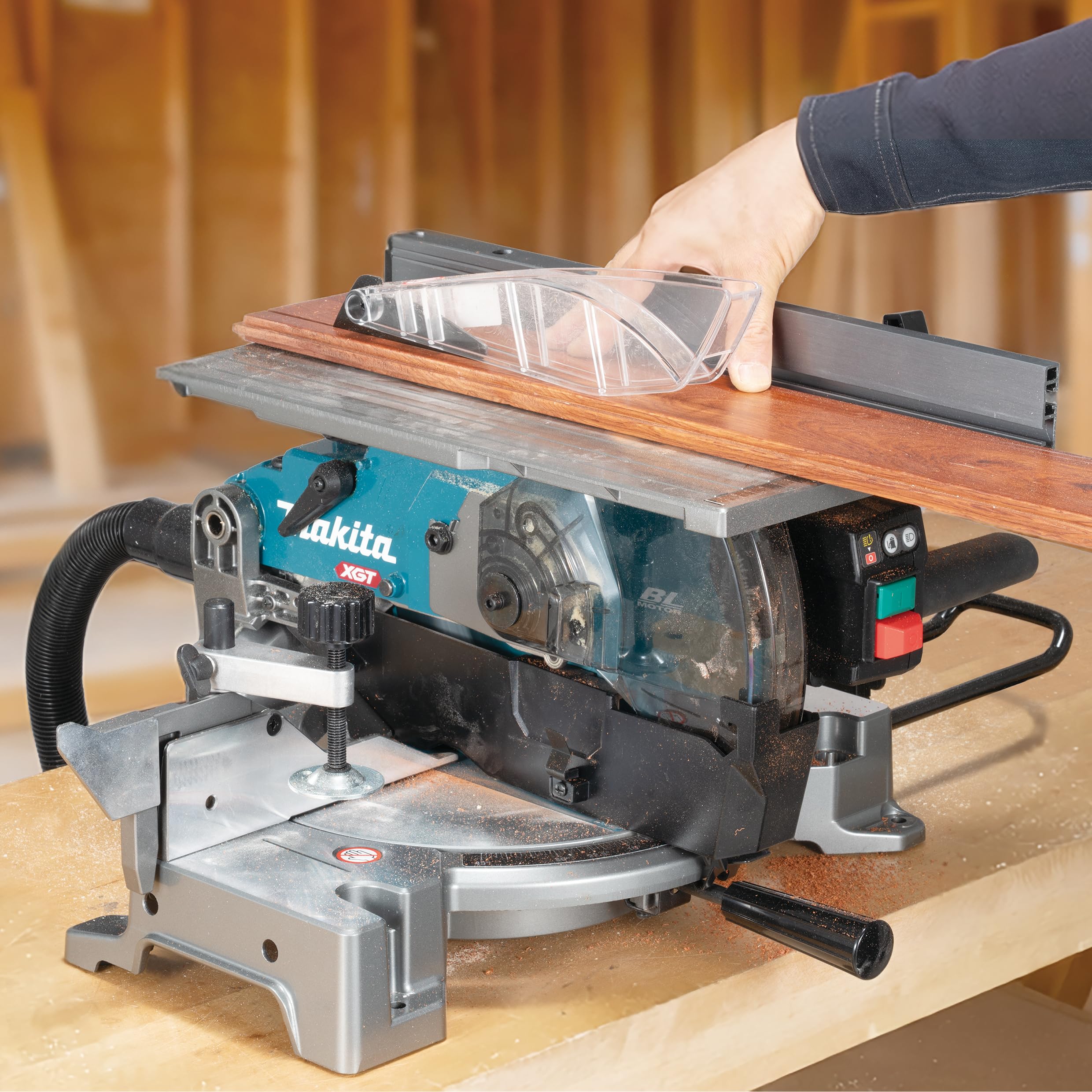 Makita LH001GZ - Sega da tavolo e troncatrice a batteria, 40 V max., XGT, senza batteria e caricatore
