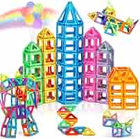 COOLJOY Magnetic Tiles for Kids, Magnetic Building Blocks, 40PCS ...