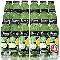 Vista 29 de O2 Living Juice - Bebida prensada en frío, paquete variado de sabores – Bebidas de jugo orgánico – Sin azúcares añadidos o agua, dulzura natural