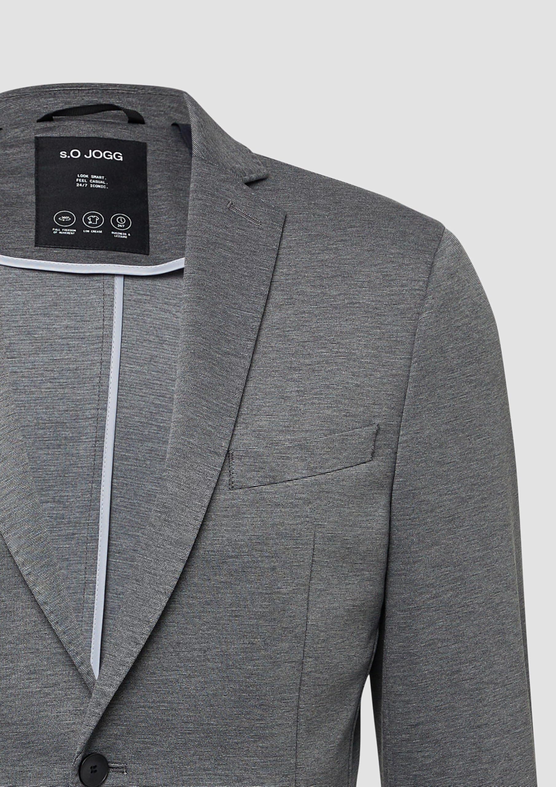 s.Oliver s.O Jogg: Anzugsakko aus Stretch-Jersey