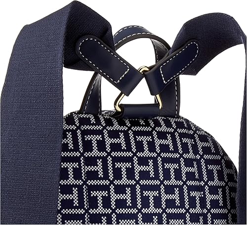 Miniatura 4 de Tommy Hilfiger Jaden Plus - Mochila para mujer, Azul marinoBlanco, Tamaño único