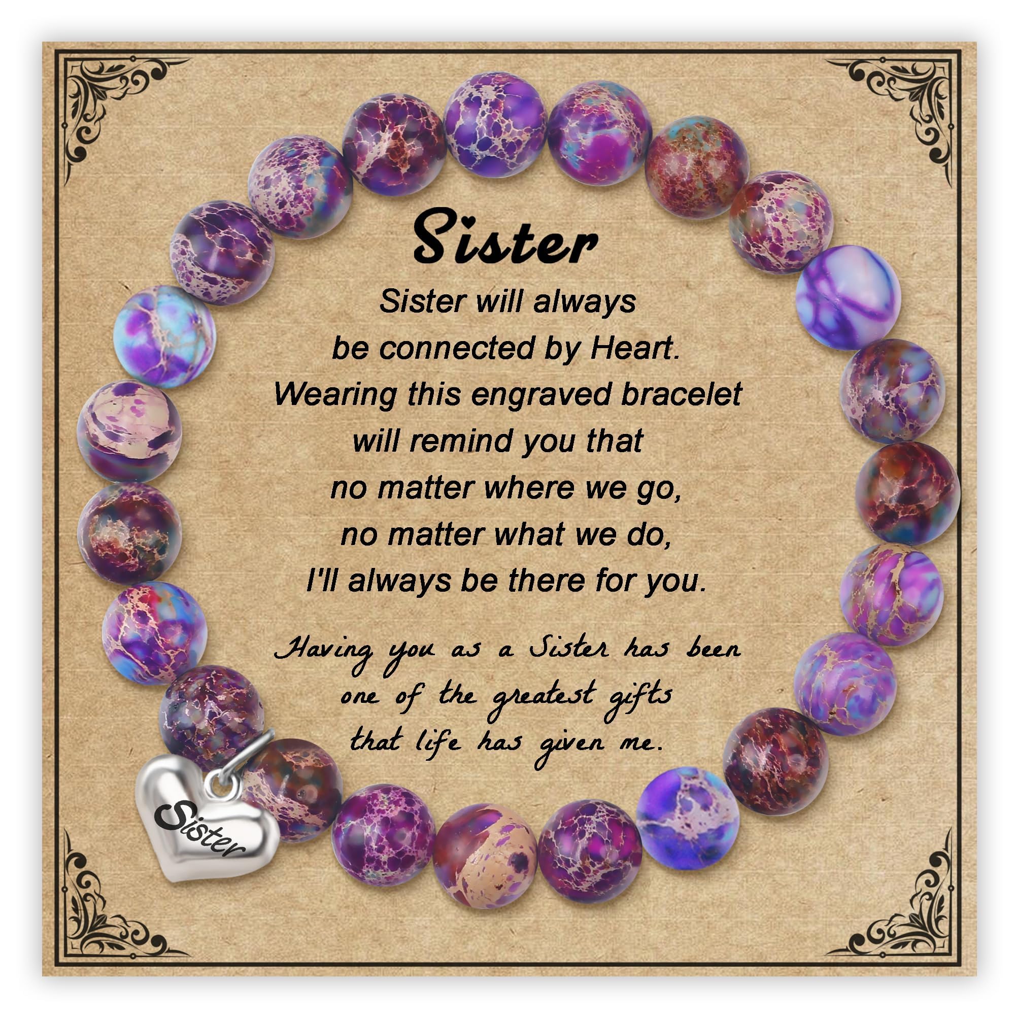 Valentines Day Gifts for Grandma Mom Bonus Mom, Grandma Bracelet as Grandmother Valentine Gifts, Bonus Mother Tree of Life Bracelet as Birthday Gift,Sister Bracelets for Women as Sister Gift