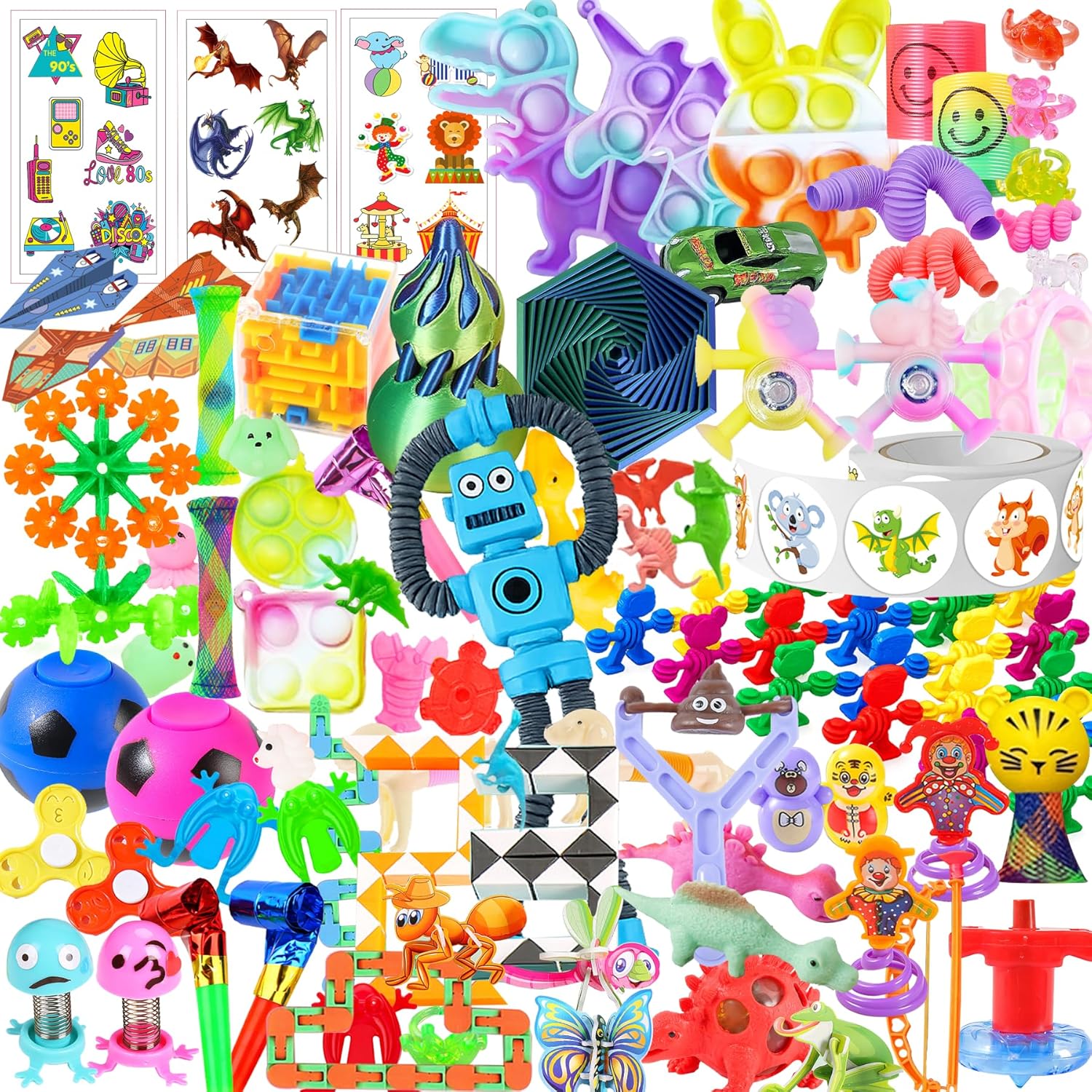 1000-Pack Deluxe Assorted Party Favor Variety Pack, Extra-Large Novelty Item Set for Events, Prize Drawings, Carnival Giveaways, Goodie Bag Fillers, Celebration Supplies, Bulk Party Assortment