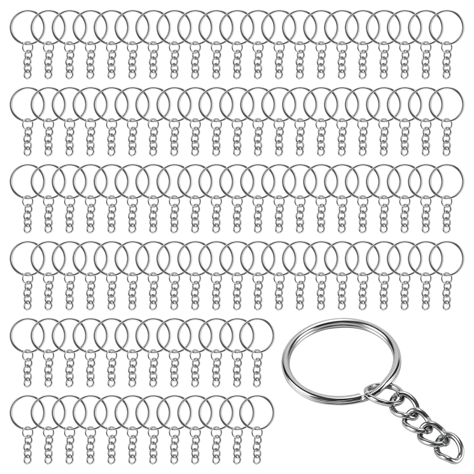 Llaveros de metal con eslabones resistentes de 25 mm anti deformación