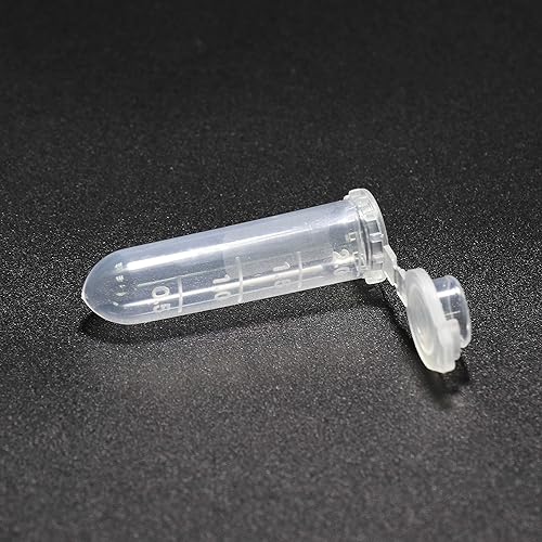 Vista 3 de ULAB Scientific UCT1004 - Tubos de microcentrífuga autoclave de 0.1 fl oz con tapa con bisagras, tubo de halcón, área de escritura esmerilada