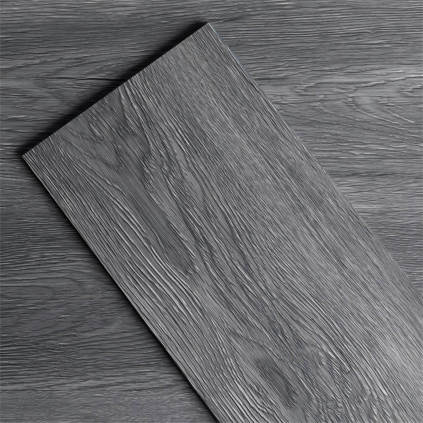 Vinyl Flooring - LVT Flooring Peel and Stick Tiles Dark Grey, 2.0 mm, 36 Pieces Waterproof for Office, Hallway, Kitchen (5.02 m², Dark Grey)
