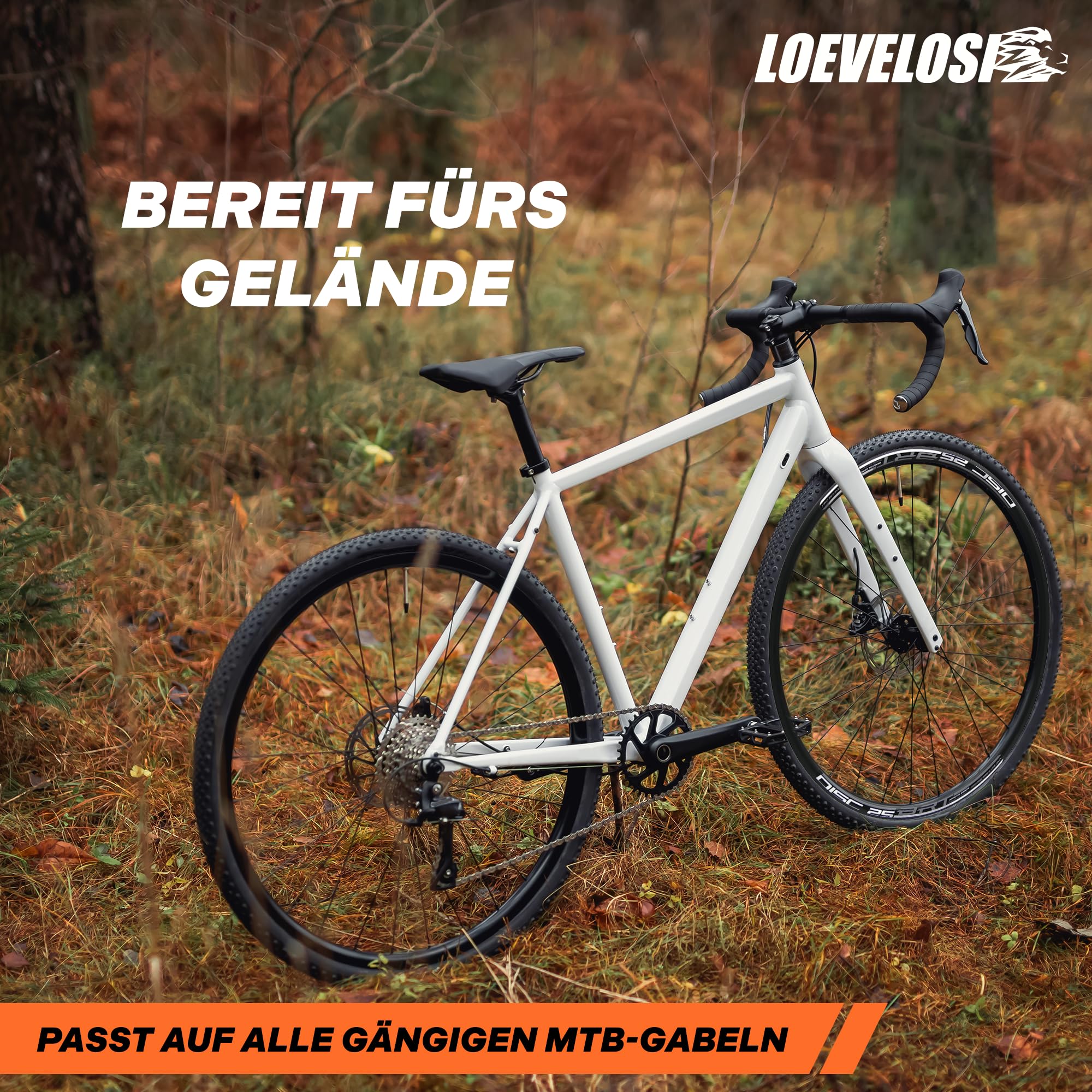Jante avant de VTT 26" 27,5" 29" - Roue avant pour frein à disque - 6 trous - Jante et moyeu en aluminium - 36 rayons - Noir - Vélo avant pour VTT - Vélo de ville
