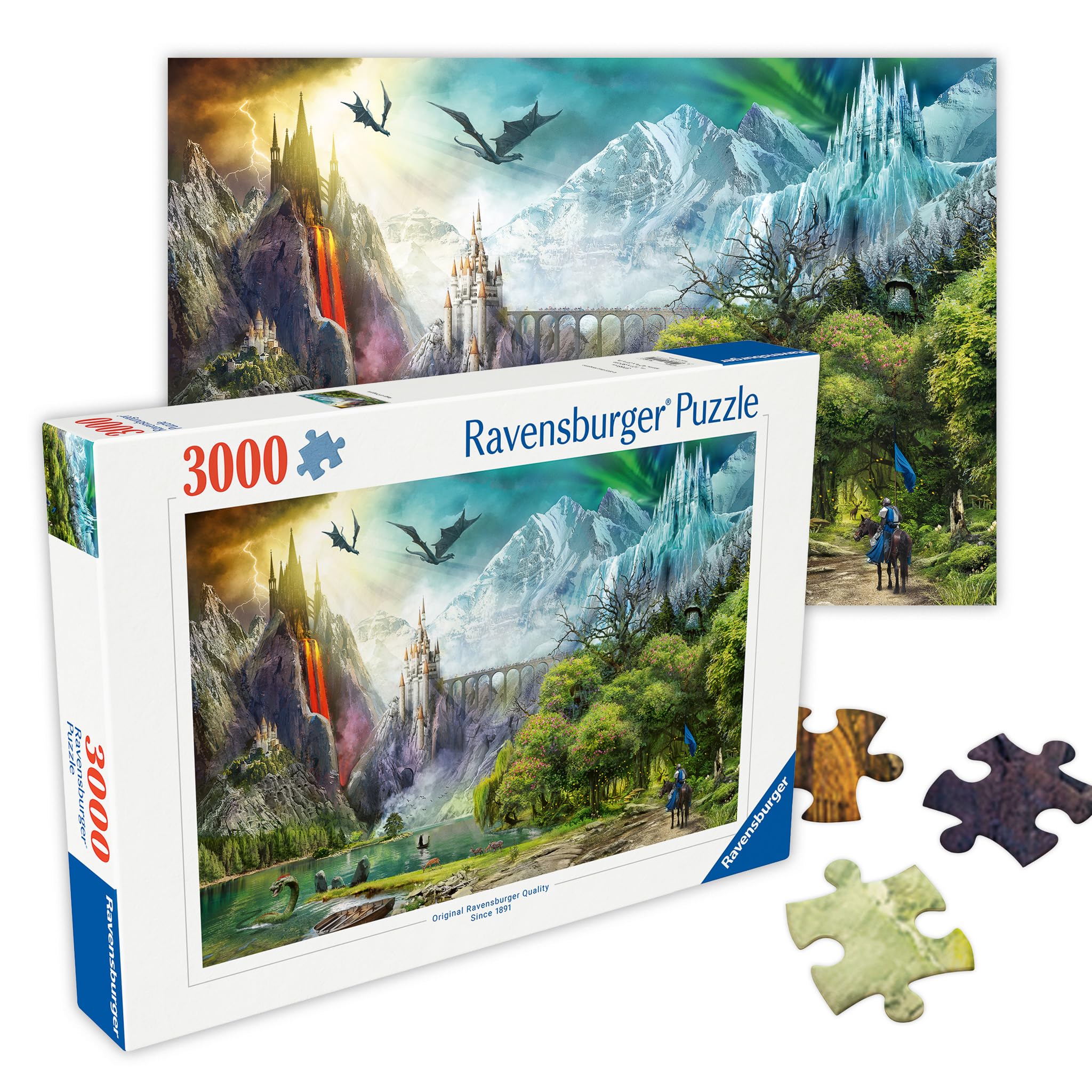 Ravensburger Reign of Dragons 3000 Piece Jigsaw Puzzle for Adults
