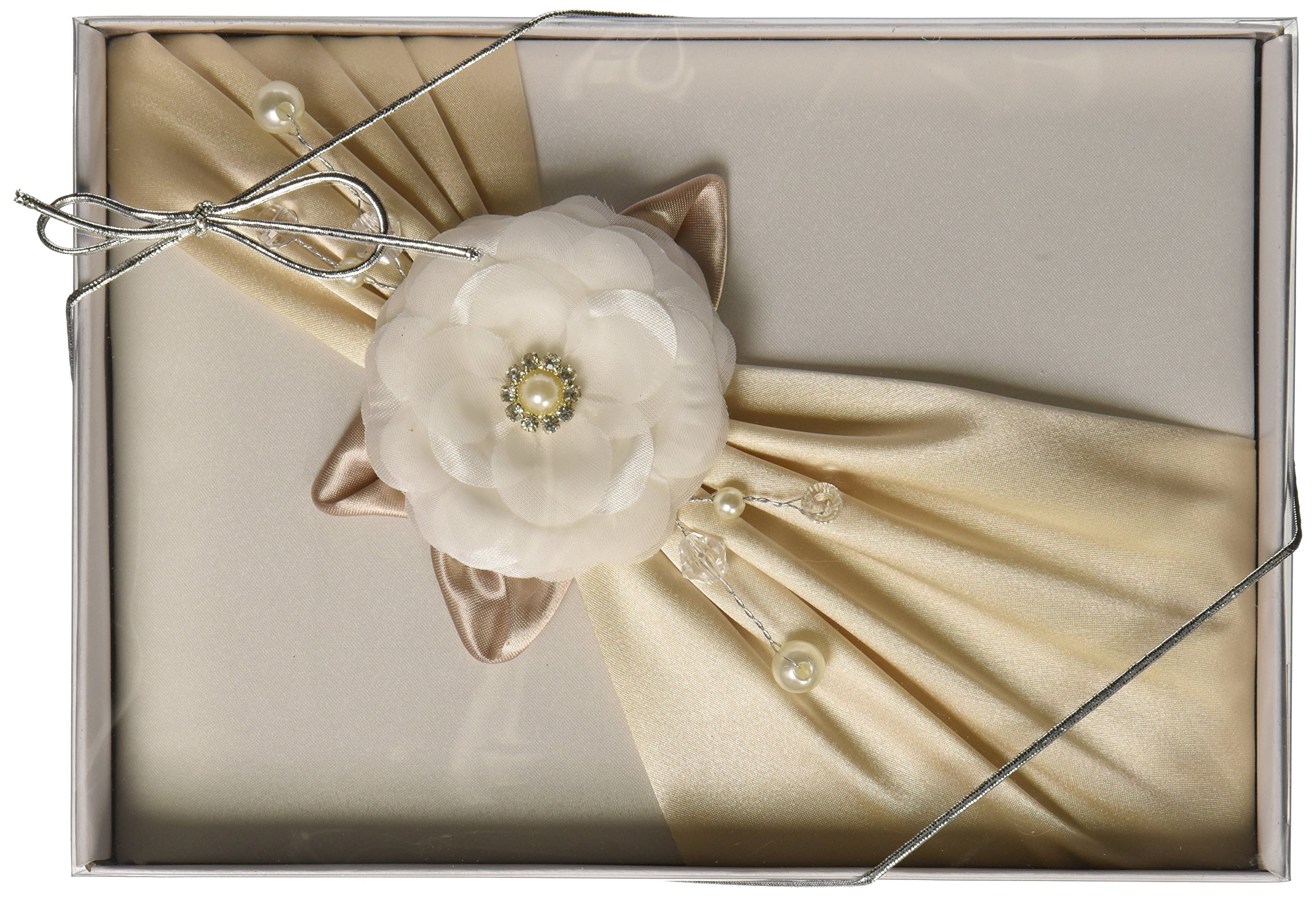 Livre d'or Lillian Rose taupe 21,6 cm mariage anniversaire fête
