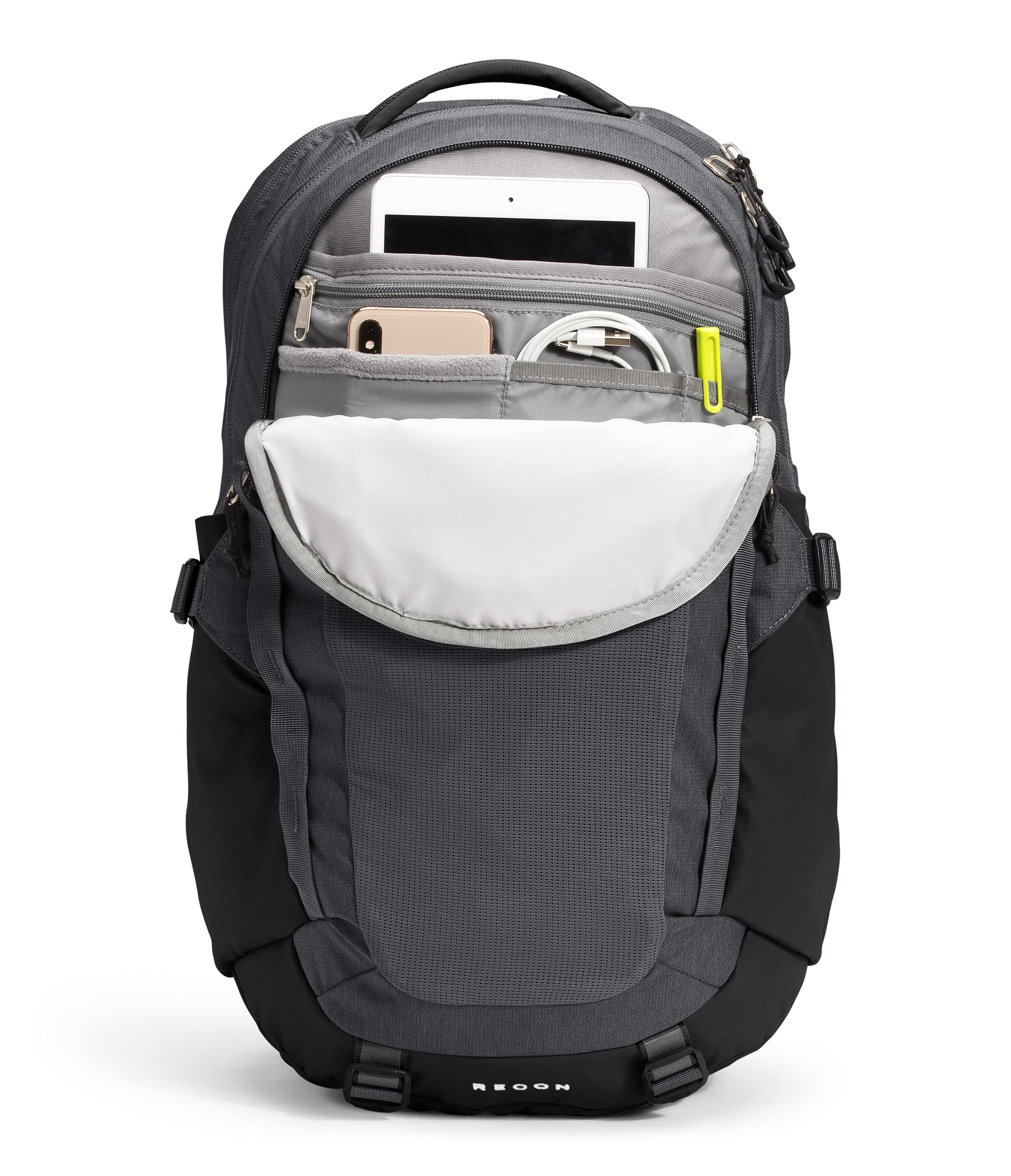 The North Face Recon Everyday Laptop Backpack - PFAS Free, Summit Gold/TNF Black, One Size