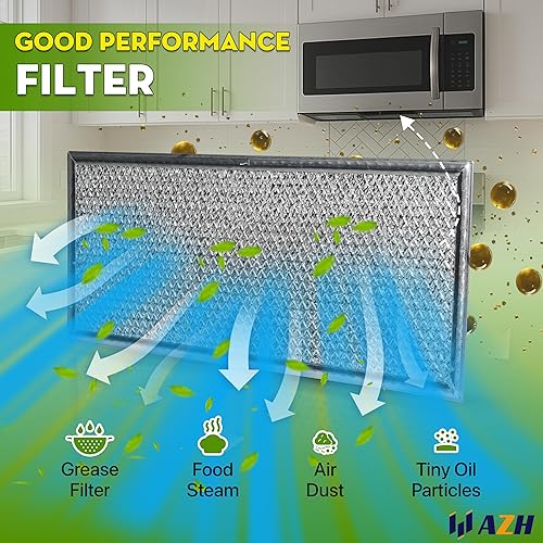 Miniatura 6 de Juego de 2 filtros de grasa enviados de repuesto para microondas Samsung ME18H704SFS ME18H704SFSA2 ME18H704SFSAA ME18H704SFSAC