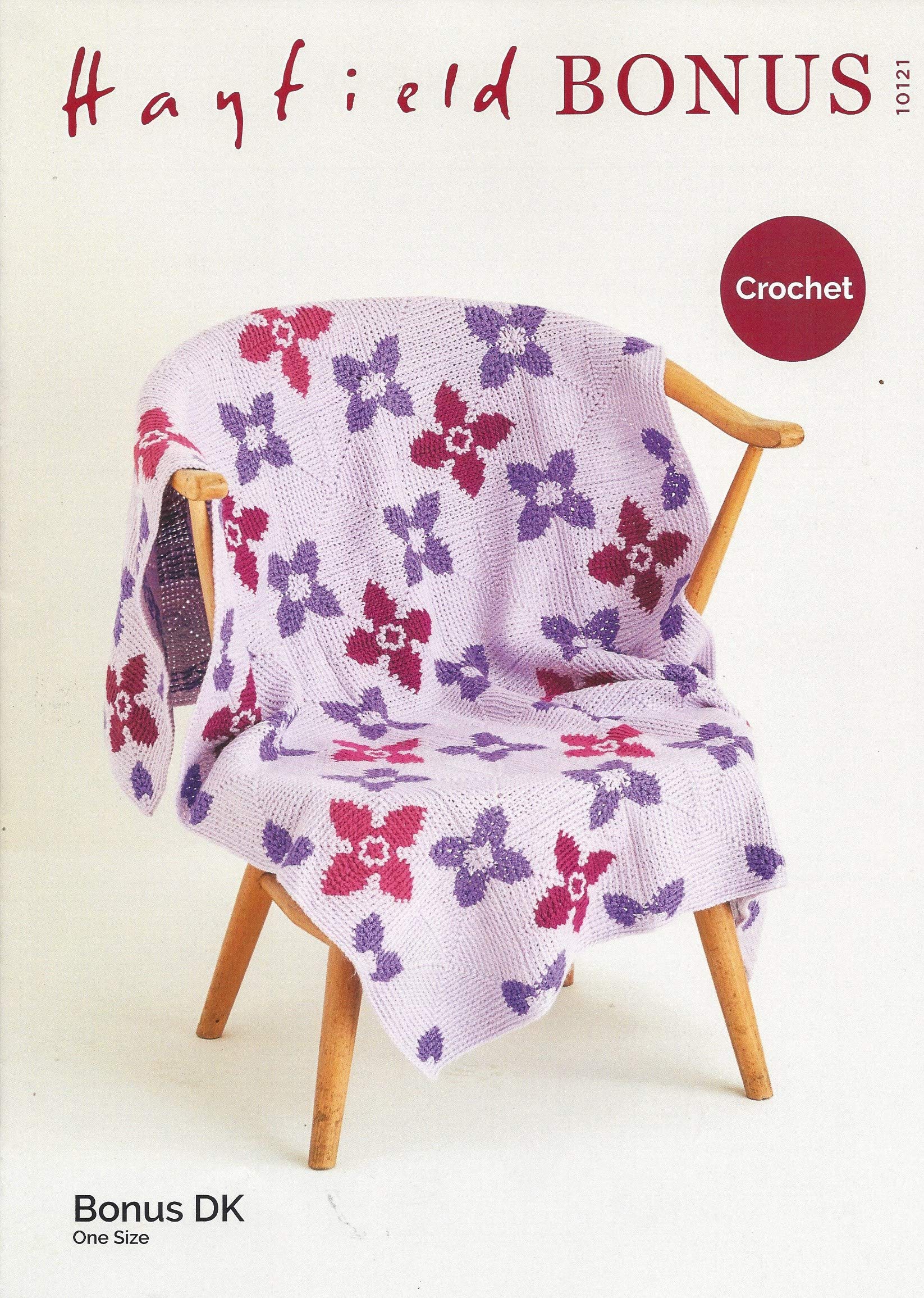 Sirdar Hayfield Bonus Dk Crochet Pattern - 10121 Blanket