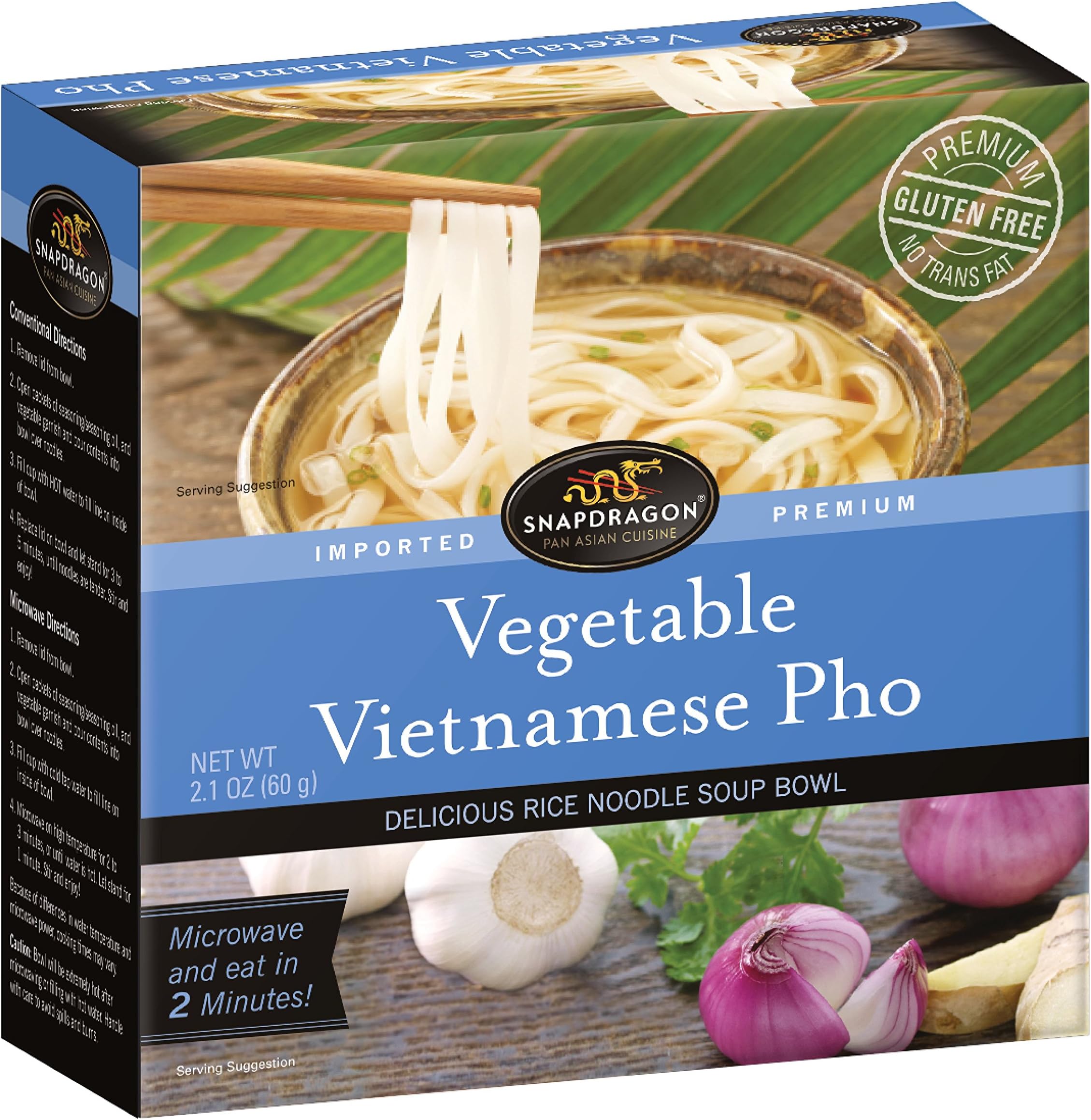 Snapdragon, Vegetable Vietnamese Pho Bowl, 2.1 Ounce