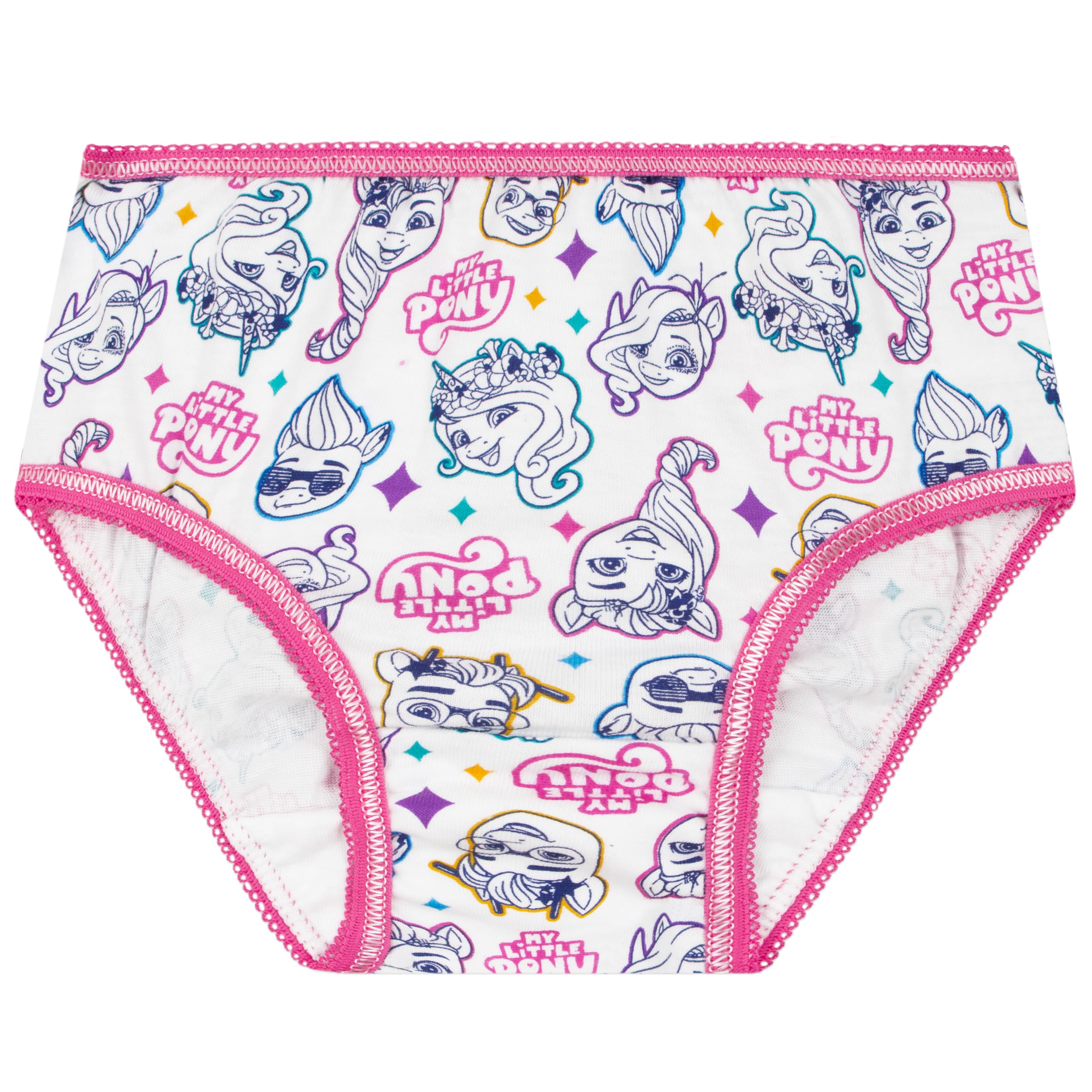 My Little Pony Majtki Dziewczęce 5-Pack, Bawełniana Bielizna Dla Dzieci, Wygodne Majtki Dla Dziewczynki