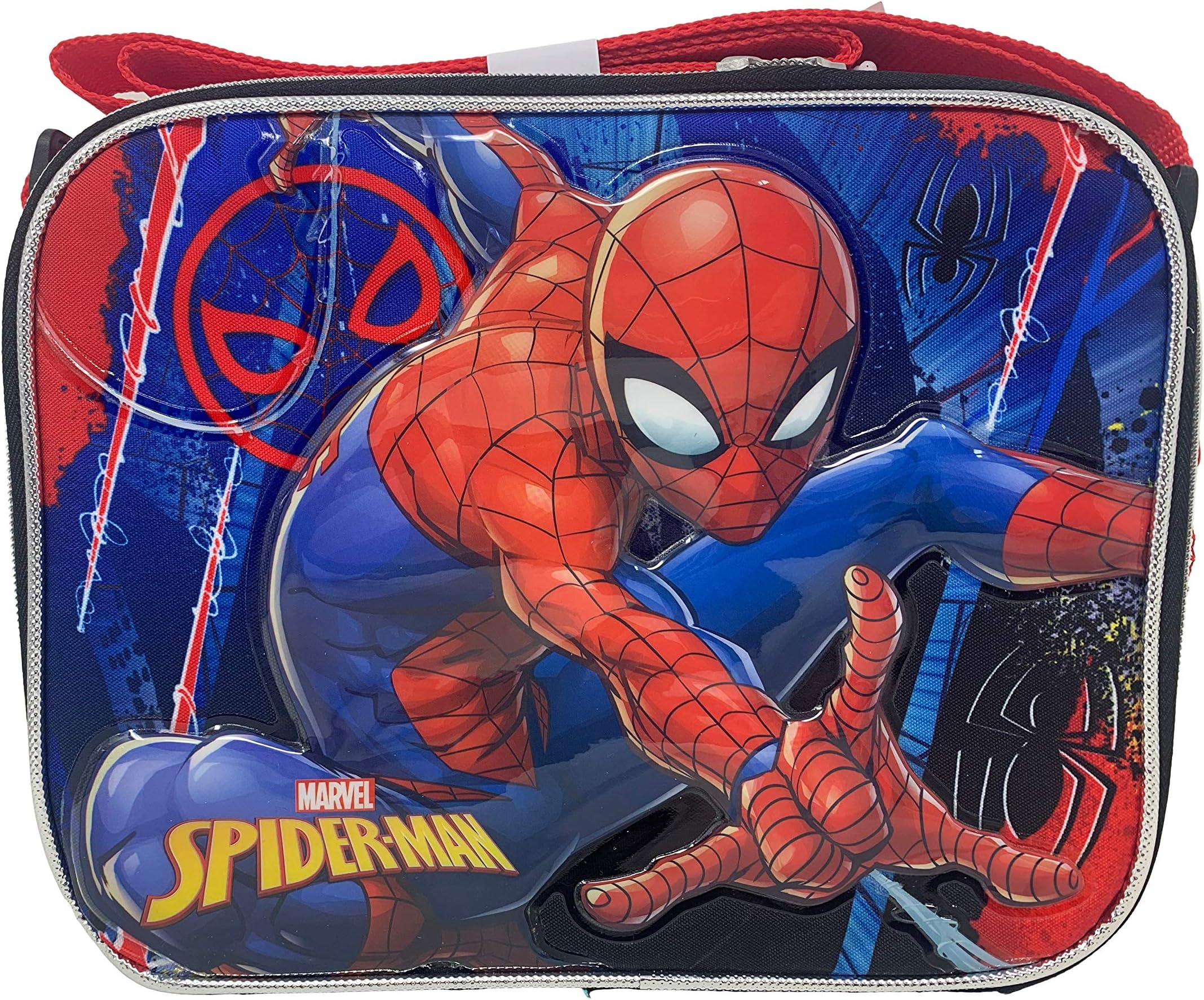 Marvel Spiderman Insulated 9.5" Lunch Bag with Shoulder Strap