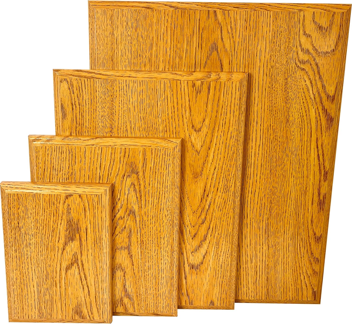 Oak Finish Engravable Wood Plaque Blank 7x9 Inch - Premium DIY Crafts, Signs & Personalized Gifts