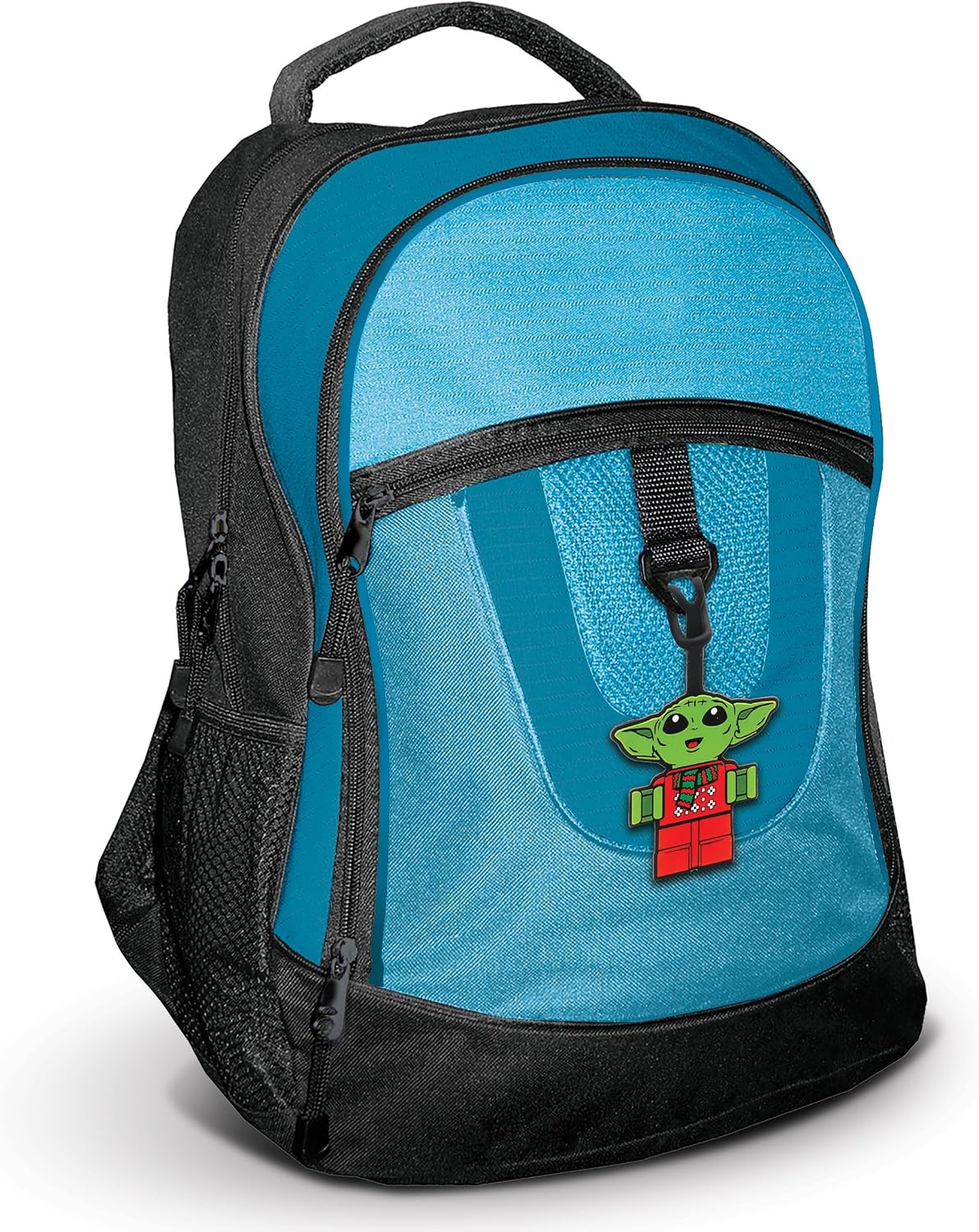 LEGO Star Wars Silicone Luggage Tag - Holiday Grogu (53351), Bag Charm, Gift Tag, for Travel, Suitcase, Backpack