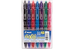 PILOT FriXion Clicker Erasable Gel Pens: Write, Erase, Repeat with Ease