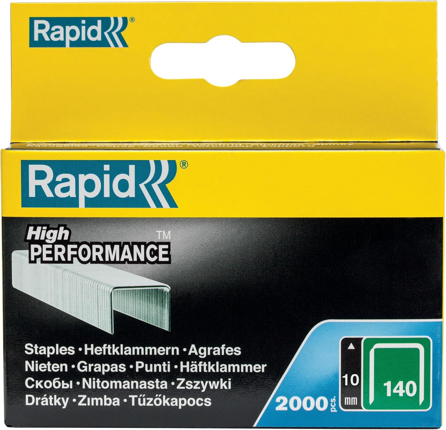 Rapid 11910731 Staples Type 140 10mm 2000Piece