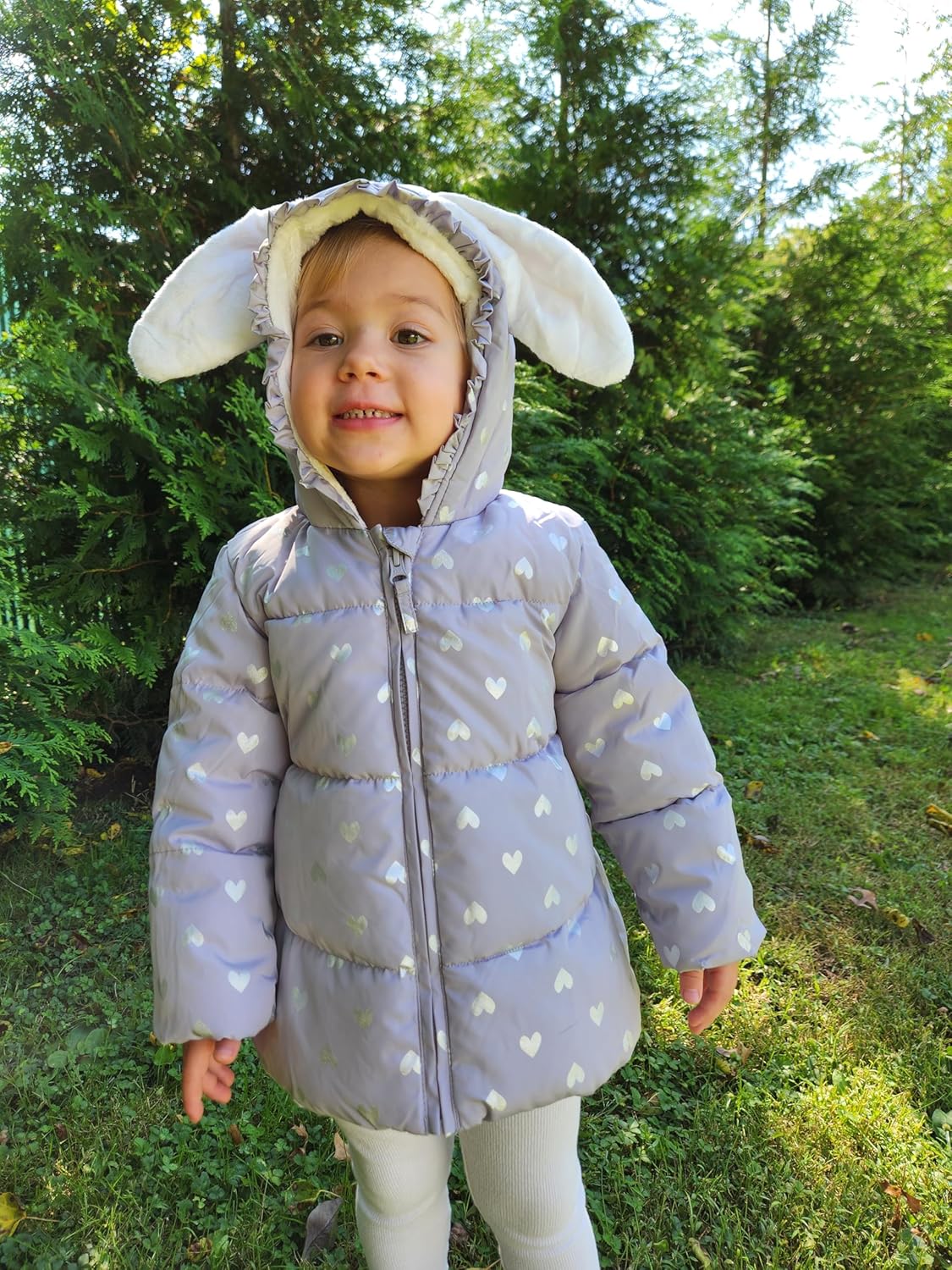 Rokka&Rolla Baby Girls' Water-Resistant Soft Mini Fur Lined Puffer Jacket Winter Coat for Newborn Infant Toddler - Image 2