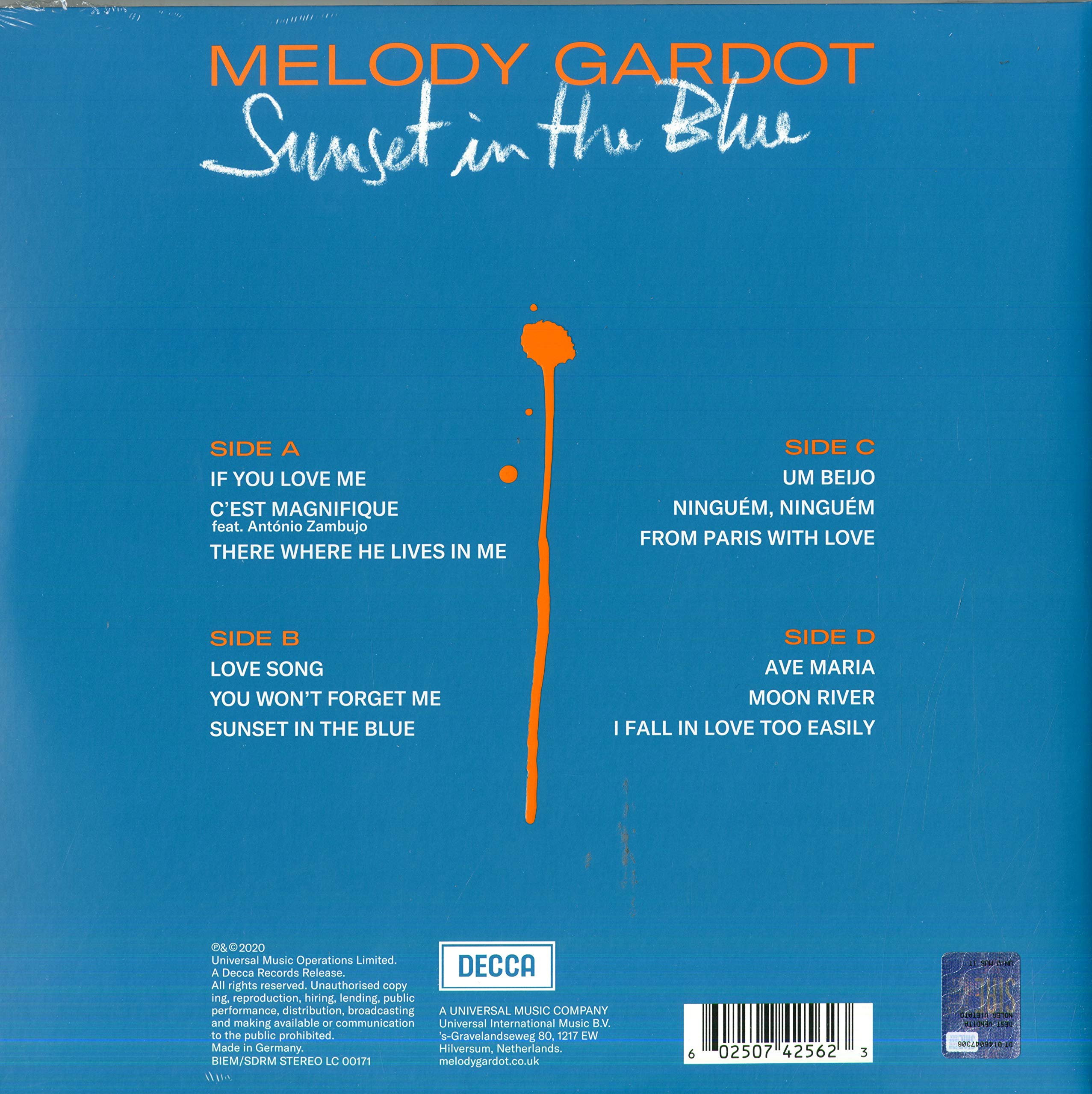 Sunset in the blue