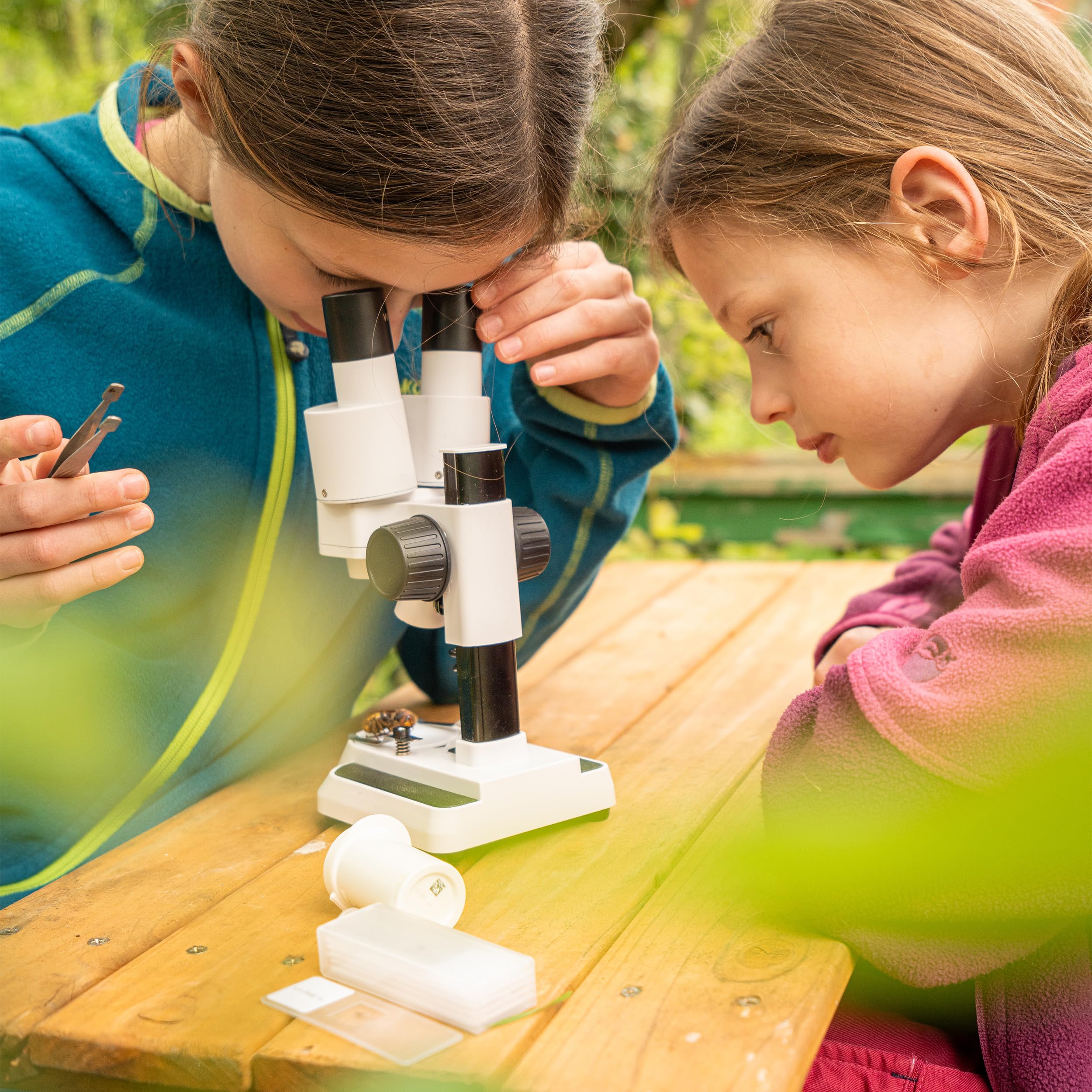 Bresser Microscopio estéreo Junior blanco