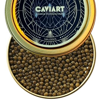 Diamond Osetra Caviar, Caviart Supreme Sturgeon Roe, Malossol 1 oz | 28 g
