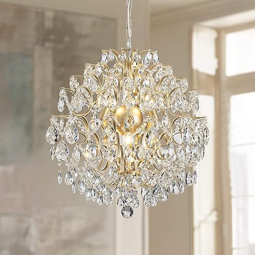 Vista 77 de Bestier - Lámpara colgante de cristal Cromado