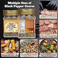 Vista 4 de Rani - Tarro de PET de 3.00 oz de pimienta negra molida gruesa de 28 mallas (molienda de mesa) de 3 onzas (3.00 oz) ~ Todo natural Vegano Apto